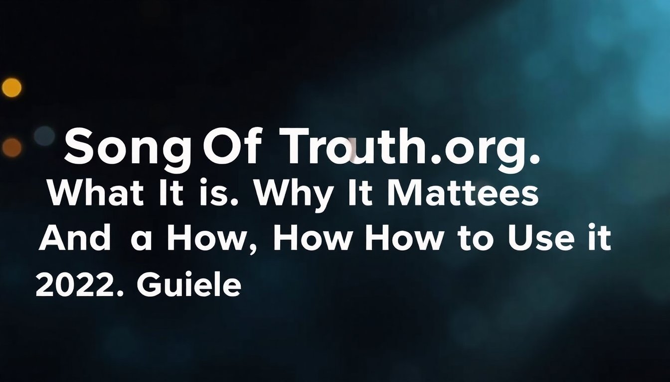 songoftruth org